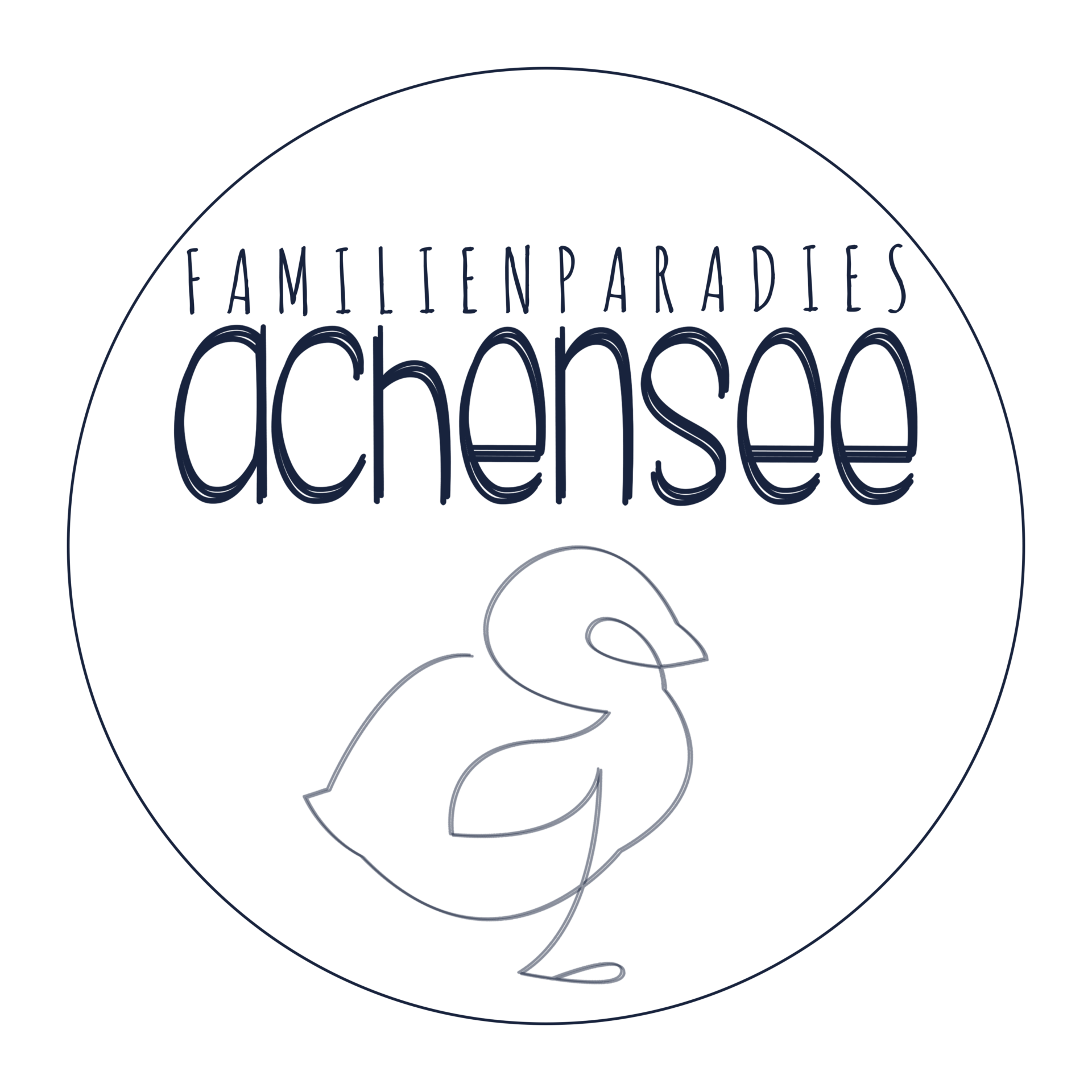 Logo Familienparadies Achensee Huhn rund